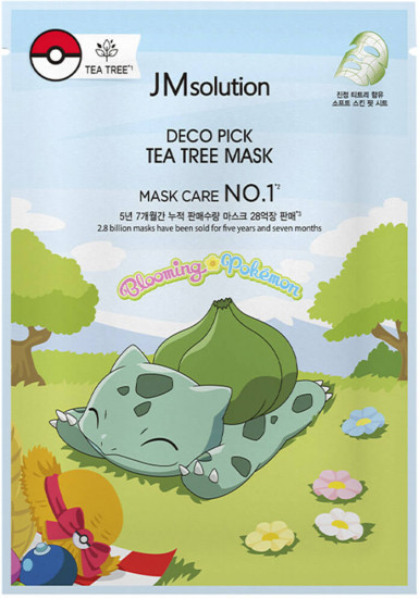 Маска для лица тканевая увлажняющая с чайным деревом «Deco pick Tea Tree mask»