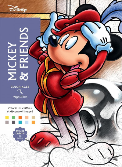 Раскраска по номерам «Mickey and friends»