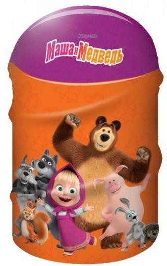 Корзина для игрушек «Маша и Медведь»