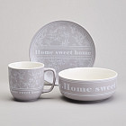 серый/белый