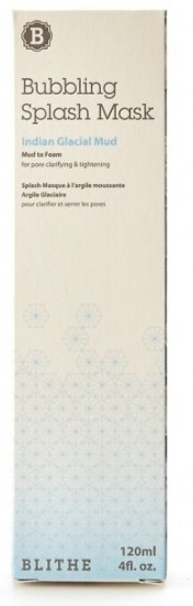 Маска для лица «Bubbling Splash Mask Indian Glacial Mud»