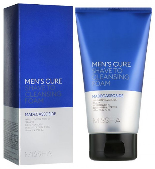 Пенка для умывания «Mens Cure Shave Madecassoside»