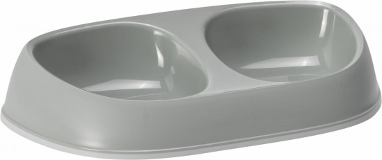 Миска для кошек двойная нескользящая X-Small