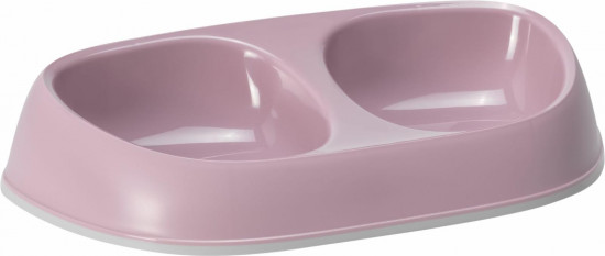 Миска для кошек двойная нескользящая X-Small