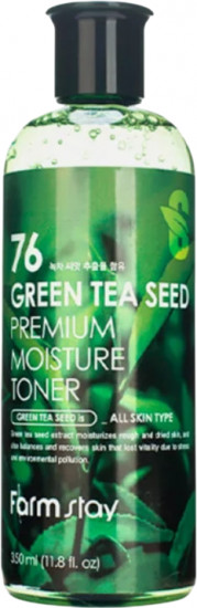 Тонер для лица с экстрактом семян зеленого чая «76 Green Tea Seed Premium Moisture Toner»