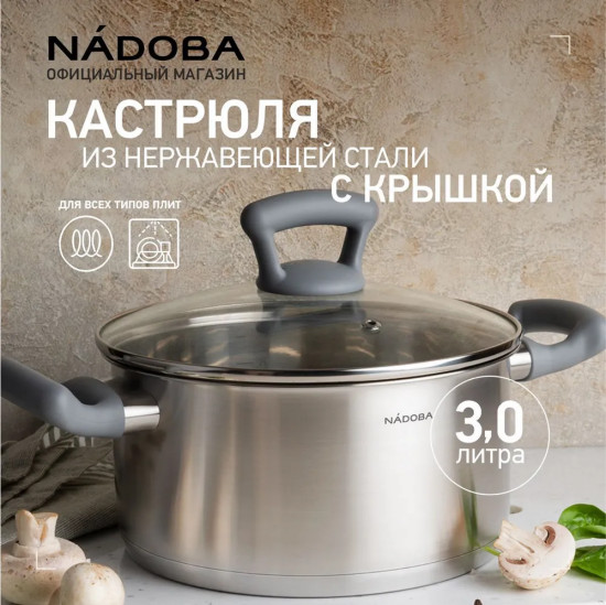 Кастрюля с крышкой «Vikki»