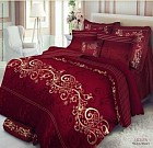 Комплект постельного белья «Sicilya» (2-спальный, сатин-люкс, 2 наволочки 70х70 с ушками, пододеяльник на пуговицах)