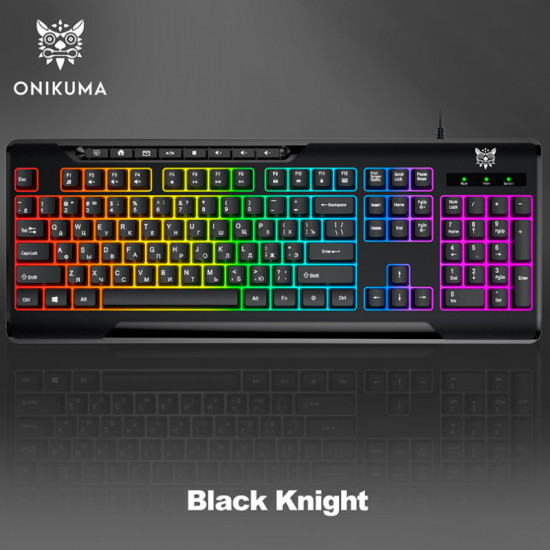 Клавиатура игровая Onikuma G32 Black Knight
