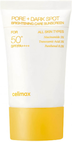Крем для лица осветляющий солнцезащитный «Pore+Dark Spot Brightening Care Sunscreen» SPF50+ PA++++