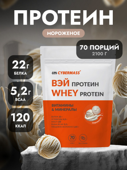 Протеин сывороточный со вкусом мороженого