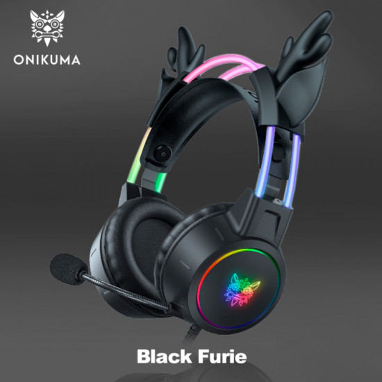 Наушники игровые Onikuma Black Furie