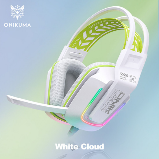 Наушники игровые Onikuma Cyber White