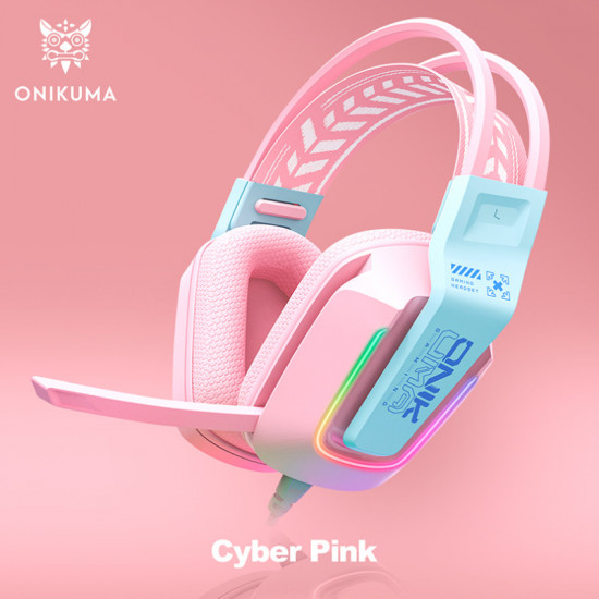Наушники игровые Onikuma Cyber White