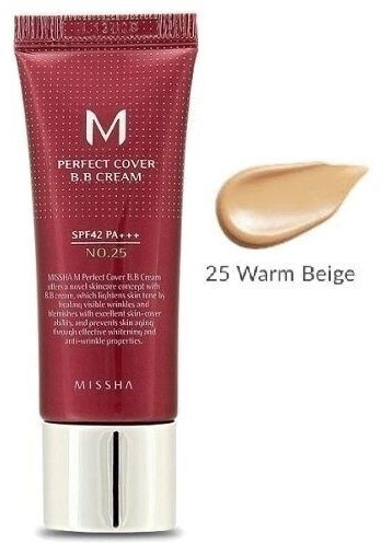 BB-крем для лица «M Perfect Cover» SPF 42, оттенок 25