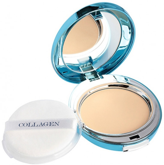 Пудра для лица «Collagen Hydro Moisture Two Way Cake» SPF 25, оттенок 23 Светло-бежевый