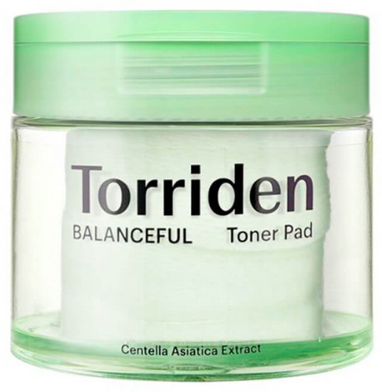 Пэды для лица очищающие гипоаллергенные «Balanceful Cica Toner Pad»