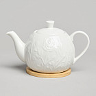 Чайник заварочный на деревянной подставке «Meadow»