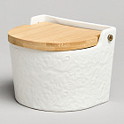 Банка для соли с деревянной крышкой «Muse»