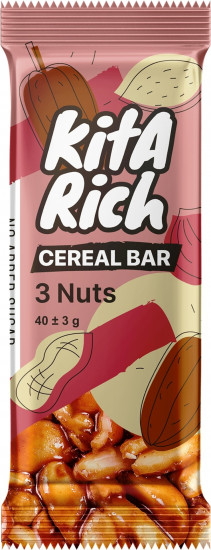 Батончик злаковый «3 Nuts»