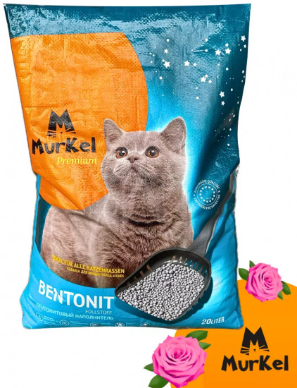 Наполнитель комкующийся с ароматом розы