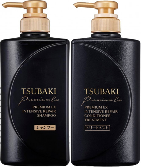 Шампунь и кондиционер для восстановления волос «Tsubaki Premium EX»