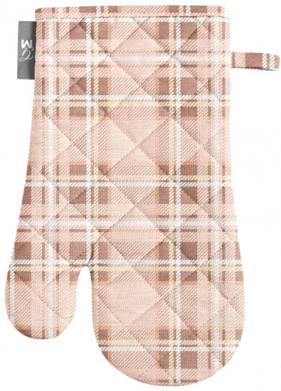 Варежка-прихватка «Pink check»