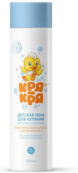 Пена для купания детская с витамином F
