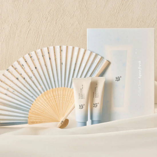 Набор кремов для лица солнцезащитных «Relief Sun Aqua-fresh Rice+B5» SPF50+ PA++++