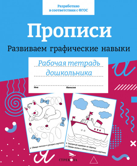 Рабочая тетрадь дошкольника. Прописи. Развиваем графические навыки