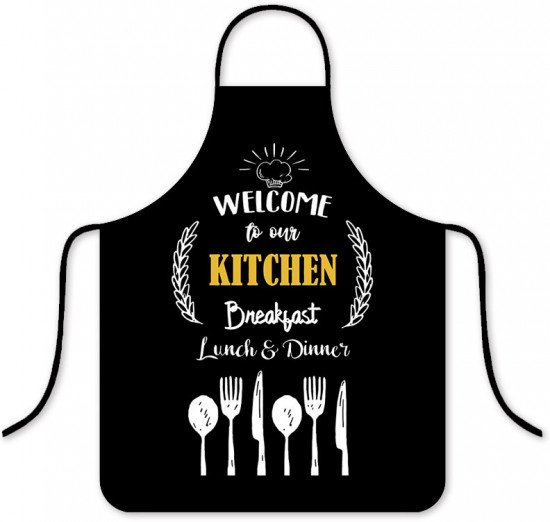 Фартук «Welcome to our kitchen»