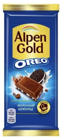 Шоколад молочный «Oreo с ванильной начинкой»