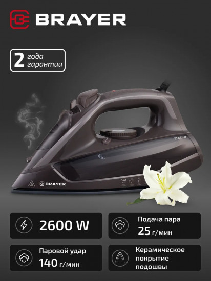 Утюг паровой Brayer BR4020