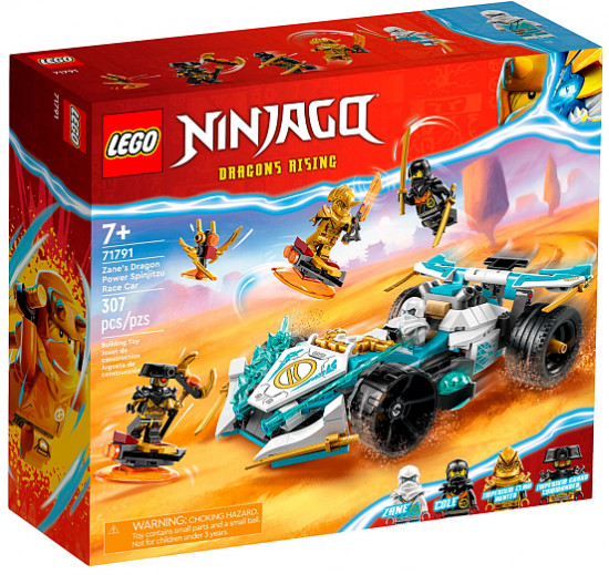 Конструктор «Ninjago Сила дракона Зейна: Гоночный автомобиль Кружитцу»
