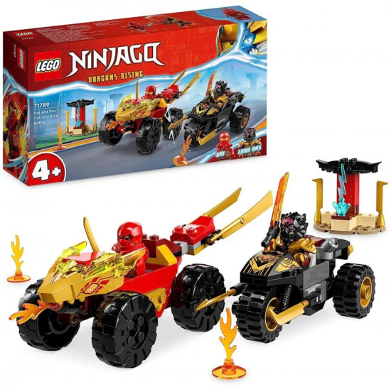 Конструктор «Ninjago Кай и Рас: Битва на машине и мотоцикле»