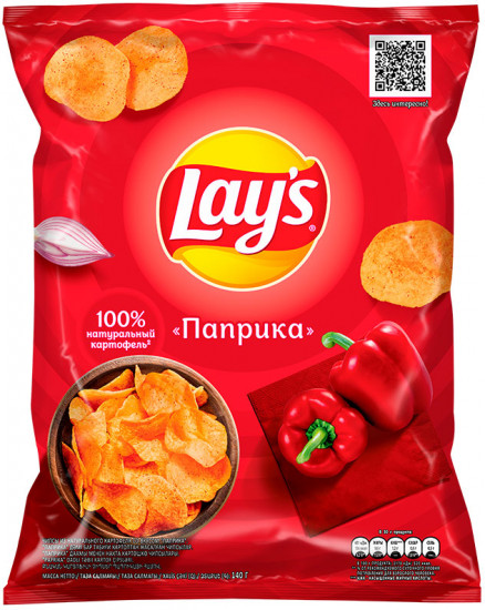 Чипсы картофельные «Паприка»