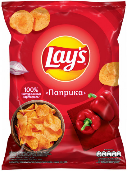 Чипсы картофельные «Паприка»