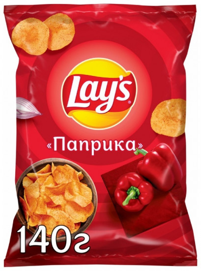 Чипсы картофельные «Паприка»