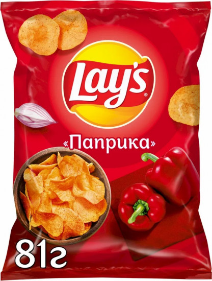 Чипсы картофельные «Паприка»