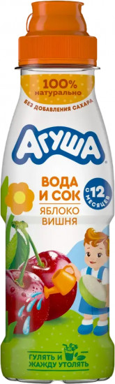 Напиток вода с соком «Яблоко-вишня»