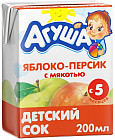яблоко, персик