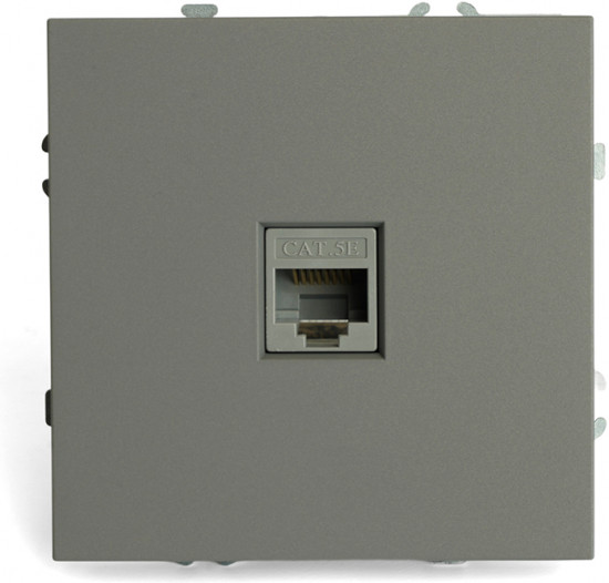 Розетка компьютерная одноместная RJ-45