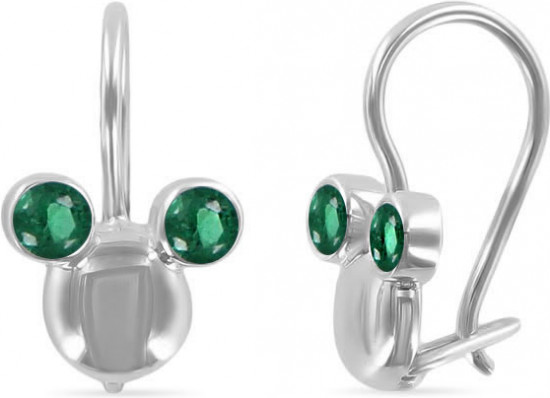 Серьги детские из серебра