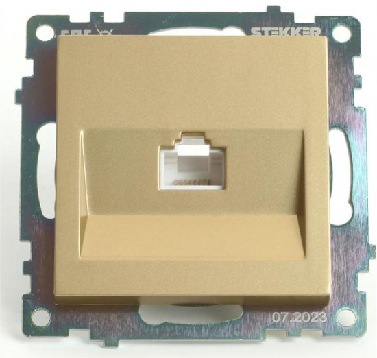 Розетка компьютерная одноместная RJ-45