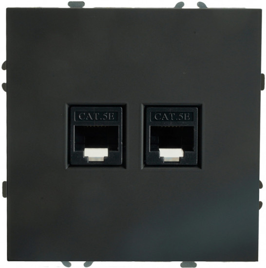 Розетка компьютерная двухместная RJ-45