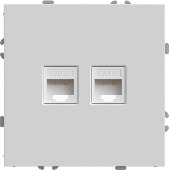 Розетка компьютерная двухместная RJ-45