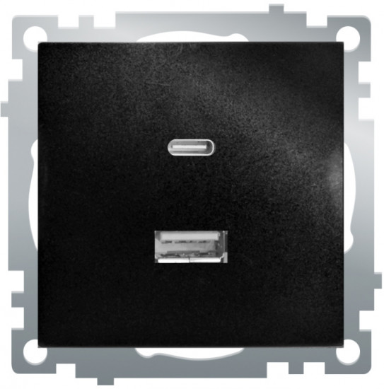 Розетка двухместная GLS10-7116-05