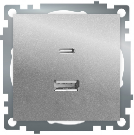Розетка двухместная GLS10-7116-03