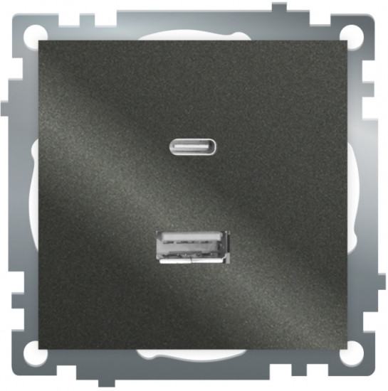 Розетка двухместная GLS10-7116-06