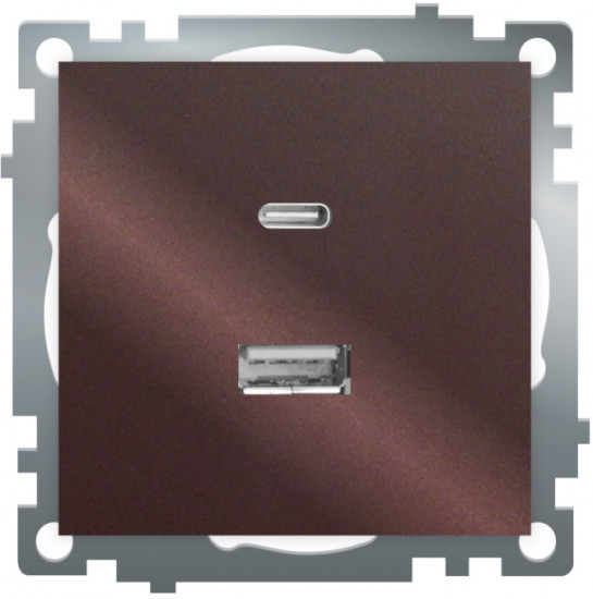 Розетка двухместная GLS10-7116-04