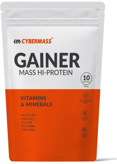 Гейнер со вкусом малины «Gainer Mass Hi-protein»